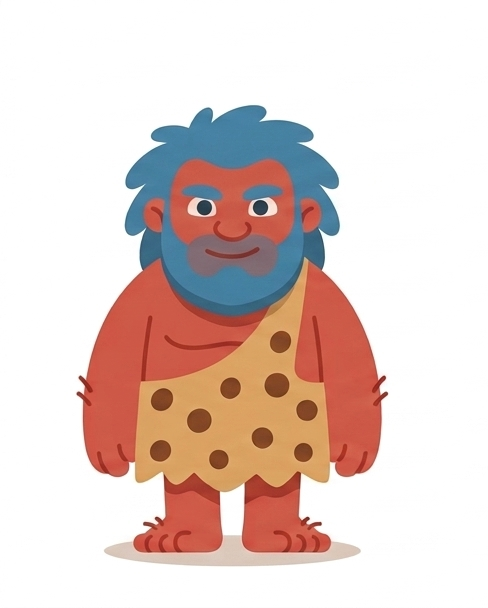 Kovie mascot, neutral pose